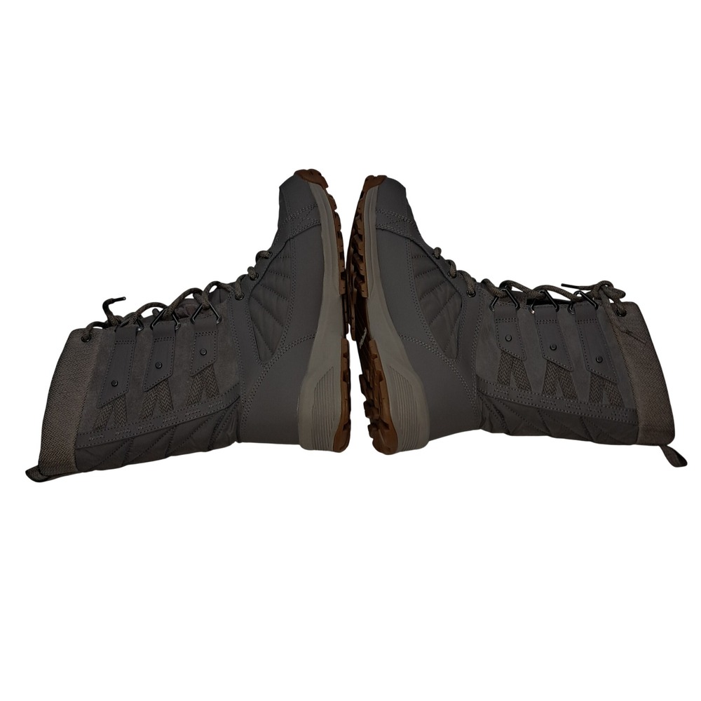 Columbia Meadows Snow Boots 9 Grey Omni-Heat Mid Calf Winter Waterproof Lace Up - Picture 7 of 11